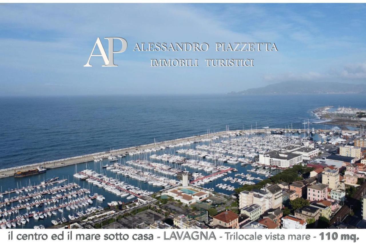 Il Centro Ed Il Mare Sotto Casa Apartment Lavagna Bagian luar foto