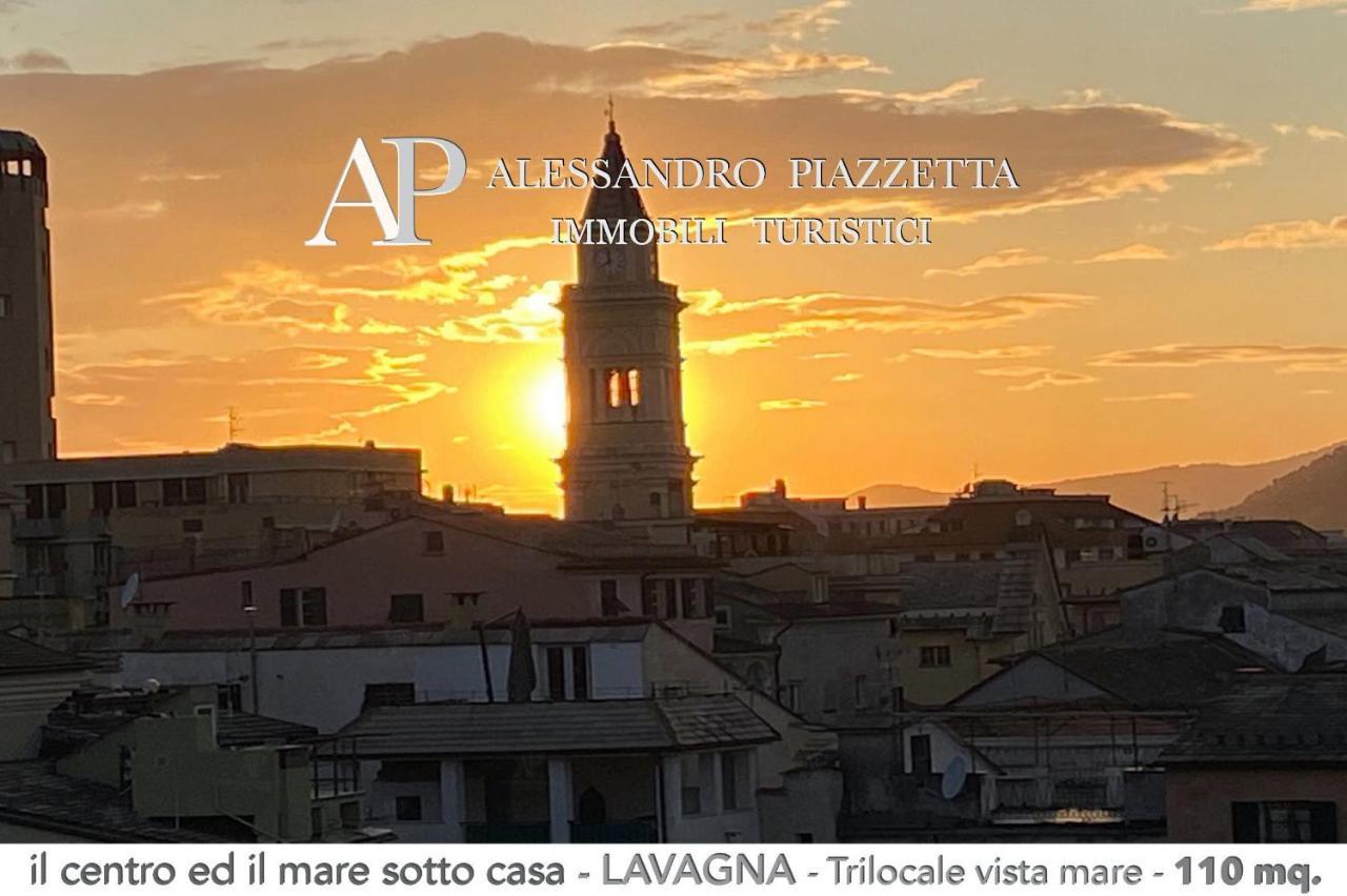 Il Centro Ed Il Mare Sotto Casa Apartment Lavagna Bagian luar foto